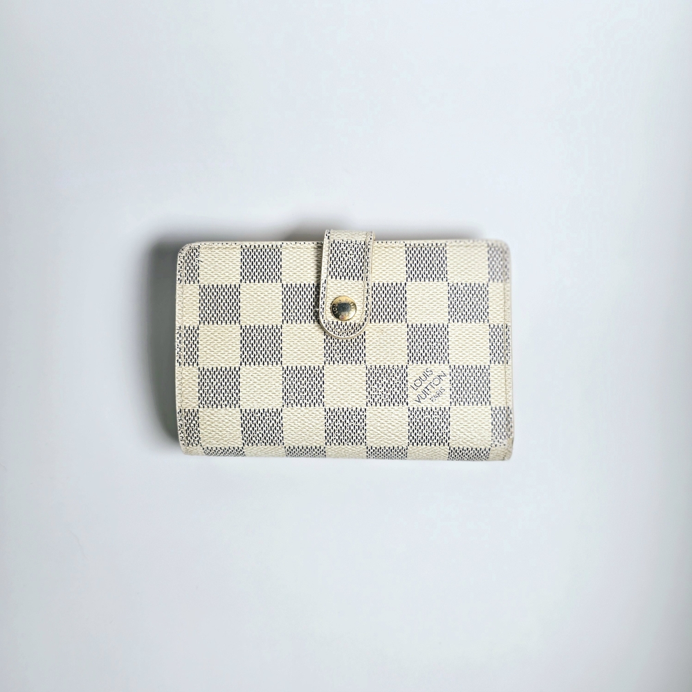 Louis Vuitton Damier Azur Viennois Kisslock Wallet